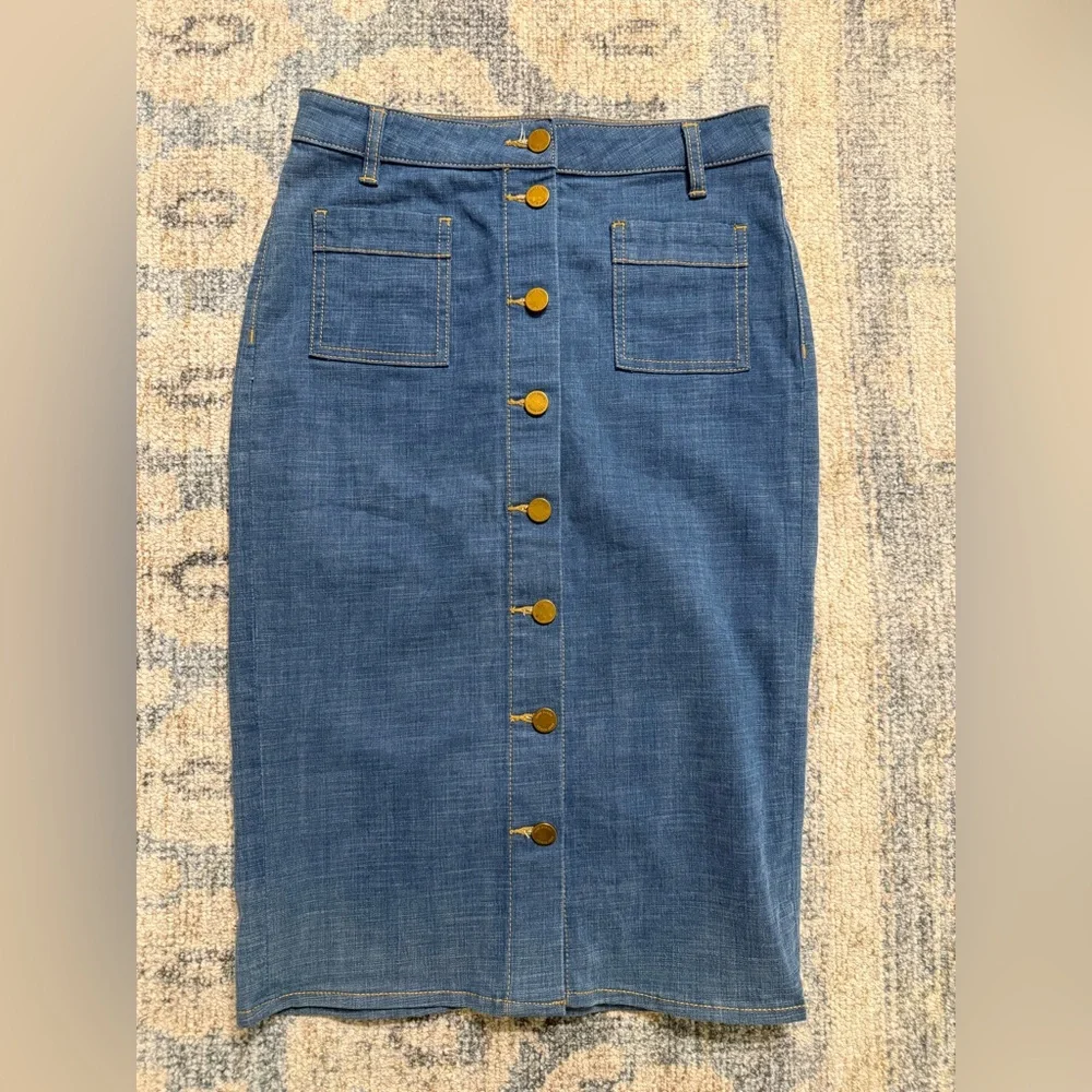 Tory Burch Rivoli Skirt Size 2 Pristine‎ Condition
